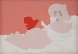 Vênus e Pássaros by Milton Dacosta, óleo sobre tela, offered Oct 2015
