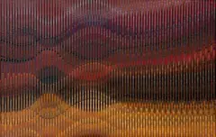 W-167 by Abraham Palatnik, 2007, acrílico sobre madeira, offered Oct 2015