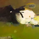 Danilo Di Prete, Gesto Cósmico, 1960, óleo sobre tela