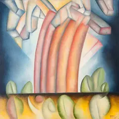 Antonio Henrique Amaral, Sem Título, 1979, óleo sobre tela