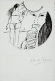 Verão de São Paulo by Aldemir Martins, 1983, nanquim sobre papel, offered Oct 2015