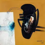 Sem Titulo by Manabu Mabe, 1980, óleo sobre tela, offered Jun 2015