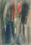 Samson Flexor, Lírico, 1960, óleo sobre cartão