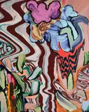 Henrique Oliveira, Sem Título, 2010, acrílica sobre tela