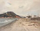Praia by Arcangelo Ianelli, 1951, óleo sobre tela, offered Jun 2015