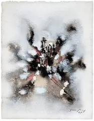 Sem Título by Antônio Bandeira, 1967, guache e nanquim sobre papel, offered Jun 2015