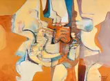 Roberto Burle Marx, Sem Título, 1989, acrílico sobre tela