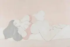 Vênus com Pássaro by Milton Dacosta, 1971, óleo sobre tela, offered Jun 2015
