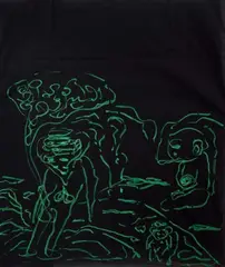Sem Título by Cabelo, 1999, técnica mista sobre tecido, offered Jun 2015