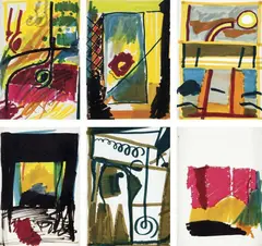 Sem Título by Leonilson, 1981, técnica mista sobre papel, offered Jun 2015