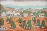 Cafezal by Fulvio Pennacchi, 1986, óleo sobre placa, offered Jun 2015