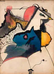 Sem Título by Artur Barrio, 1972, técnica mista sobre papel, offered Jun 2015