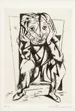 Simão Bacamarte by Candido Portinari, 1946, água-forte sobre papel, offered Jun 2015