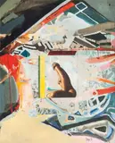 Sepp Baendereck, Nu Feminino, 1972, óleo sobre tela