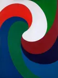 Barbara Schubert Spanoudis, Sem Título, 1968, óleo sobre placa