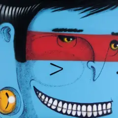 O Índio by Cranio, spray sobre tela, offered Jun 2015