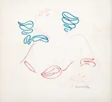 Vênus by Milton Dacosta, caneta hidrocor sobre papel, offered Mar 2015