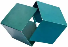 Sem Título by Franz Weissmann, 1987, escultura em metal com policromia, offered Mar 2015