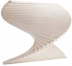 Sem Título by Ascânio MMM, escultura em madeira monocromada, offered Mar 2015