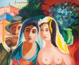 Cícero Dias, Sem Título, óleo sobre tela