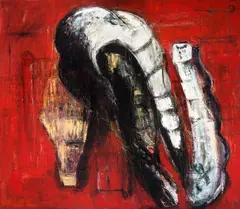 Sem Título by Daniel Senise, 1987, óleo sobre tela, offered Mar 2015