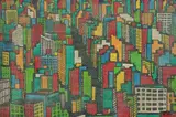 Claudio Tozzi, São Paulo, 1983, óleo sobre tela colado em madeira