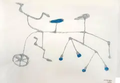 Marepe, Sem Titulo, 2004, gliter e cola sobre papel