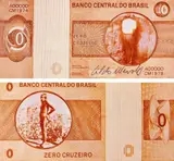Cildo Meireles, Zero Cruzeiro, offset litogravura sobre papel