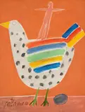 Pássaro by Gustavo Rosa, 1988, óleo sobre tela, offered Mar 2015