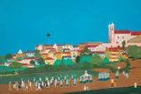 Manezinho Araújo, Procissão em Vila Rica, 1965, óleo sobre tela