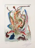 Divina Comedia - Purgatório by Salvador Dalí, litografia sobre papel, offered Mar 2015