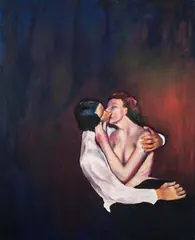 Casal by Mino Carta, 1996, óleo sobre tela, offered Mar 2015