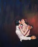 Mino Carta, Casal, 1996, óleo sobre tela
