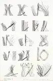 León Ferrari, Kama Sutra I - Série "Códigos", 1979, serigrafia