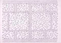 Passarelas by León Ferrari, 2007, heliografia sobre papel, offered Dec 2014