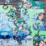 Flores by Ana Elisa Egreja, 2006, óleo sobre tela, offered Dec 2014