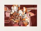 Roberto Burle Marx, Clambária II, 1987, litogravura sobre papel