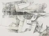 Roberto Burle Marx, Sem Título, 1980, nanquim sobre papel