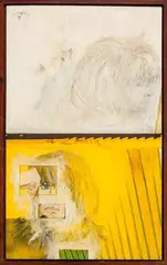 A Zona by Wesley Duke Lee, 1964, óleo e serra sobre tela, offered Dec 2014
