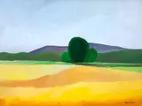 Paisagem by Aldemir Martins, 1972, acrilico sobre tela, offered Dec 2014