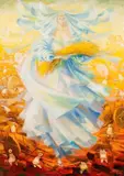 Madona do Trigal by Enrico Bianco, 2001, óleo sobre eucatex, offered Dec 2014