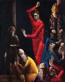 Emeric Marcier, Cena Bíblica, 1966, óleo sobre tela