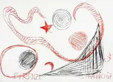 Alexander Calder, Firenze, 1967, litogravura sobre papel