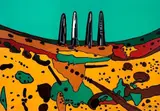 Antonio Henrique Amaral, Garfo, serigrafia sobre papel