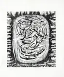 Livio Abramo, Macumba, 1953, xilogravura sobre papel japonês