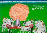 Se o Boi Soubesse a Força que tem Adeus Bicho Homem by José Antônio da Silva, 1979, óleo sobre tela, offered Sep 2014