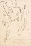 Victor Brecheret, Pessoas e Cavalo