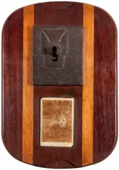 Auto Retrato by Farnese de Andrade, 1995, técnica mista sobre madeira, offered Sep 2014