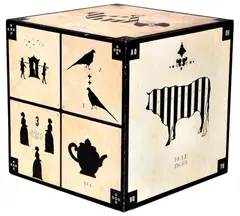 Cubo by Walton Hoffman, 2004, acrílico sobre tela colado em madeira, offered Sep 2014
