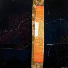 Sem Título by Kazuo Wakabayashi, 1985, óleo sobre tela, offered Sep 2014